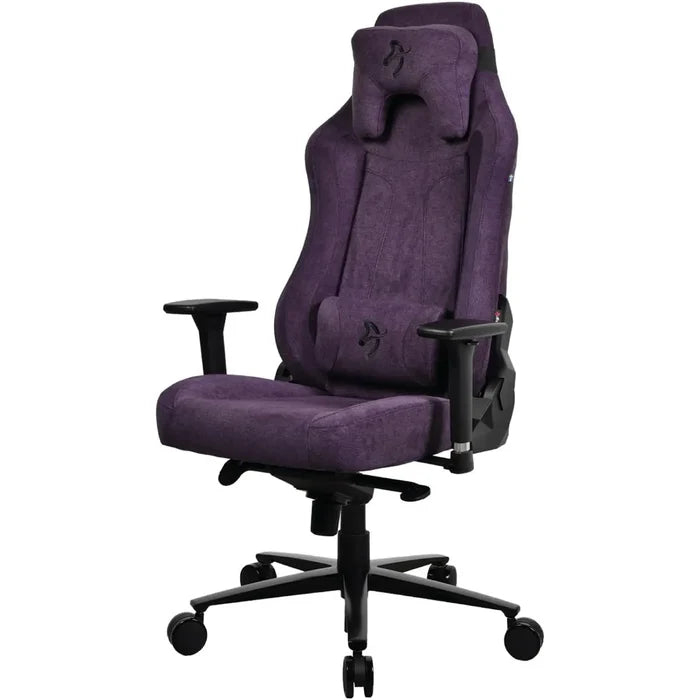 Arozzi Vernazza Soft Fabric Durable Ergonomic Office and Gaming Chair - Purple - PakByte Computers