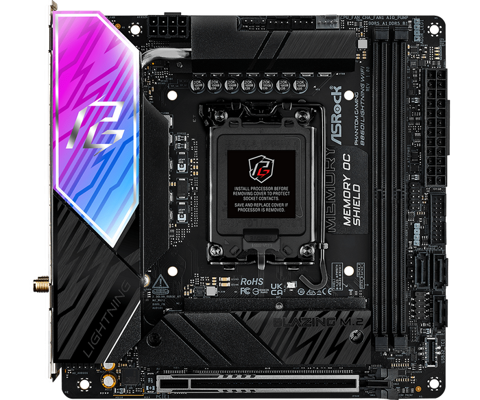 ASRock B860I Lightning WiFi Phantom Gaming DDR5 Motherboard - PakByte Computers