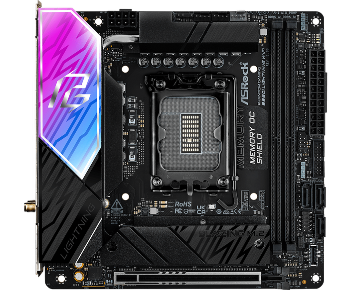 ASRock B860I Lightning WiFi Phantom Gaming DDR5 Motherboard - PakByte Computers