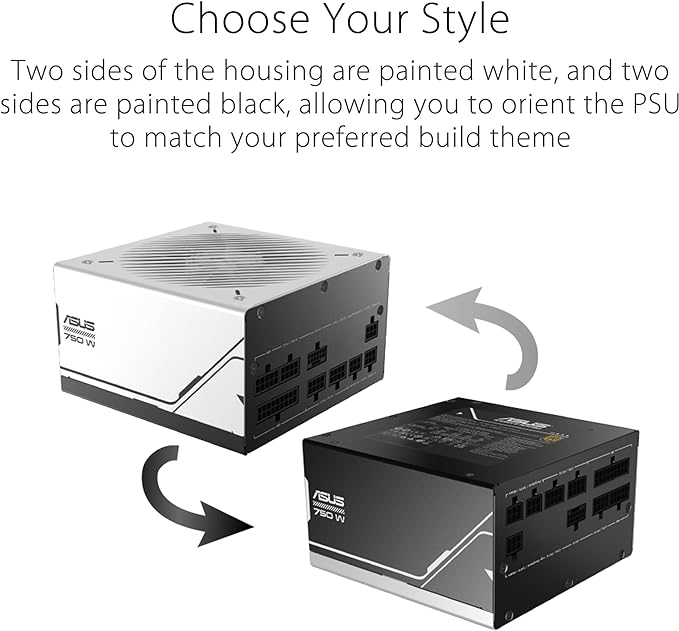 ASUS Prime 750W Gold, ATX 3.0, Fully Modular, Dual Ball Bearings - PakByte Computers