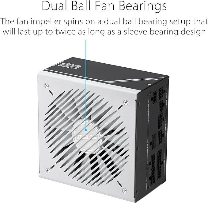 ASUS Prime 850W Gold, ATX 3.0, Fully Modular, 80+ Gold, Dual Ball Bearingsy - PakByte Computers