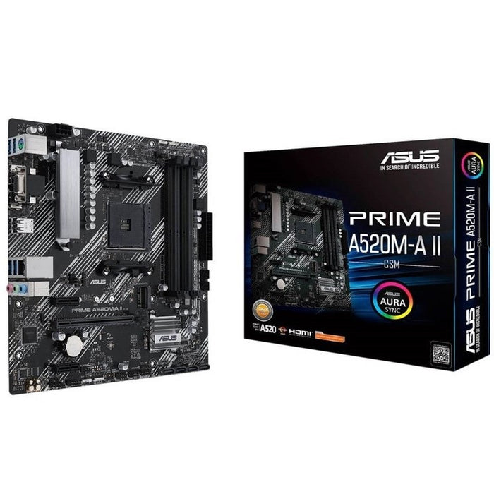 Asus Prime A520M-A II AMD AM4 microATX Motherboard - PakByte Computers