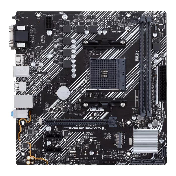 ASUS Prime B450M-K II AMD AM4 microATX Motherboard - PakByte Computers