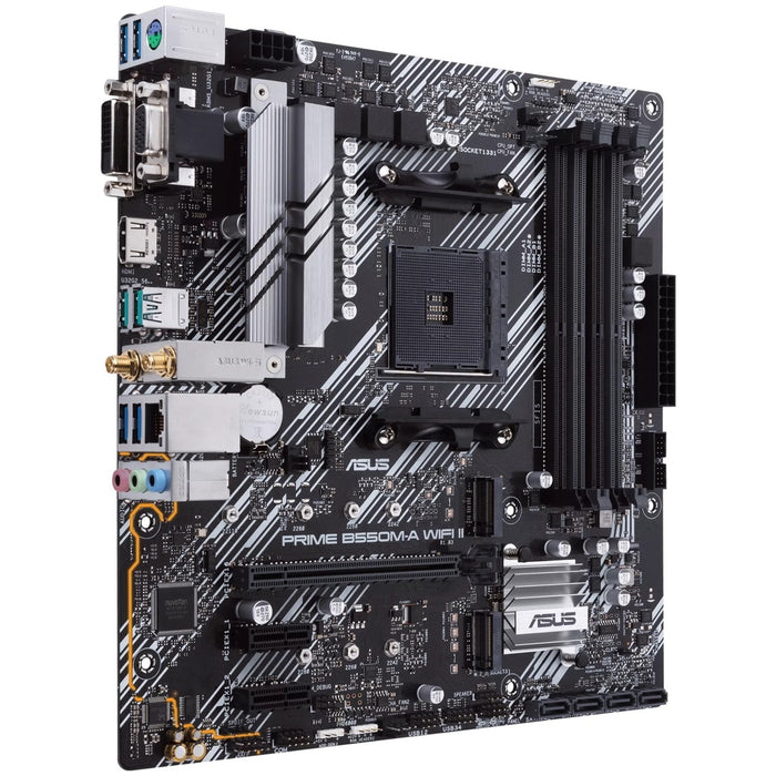 Asus Prime B550M-A Wifi II AM4 AMD microATX Motherboard - PakByte Computers
