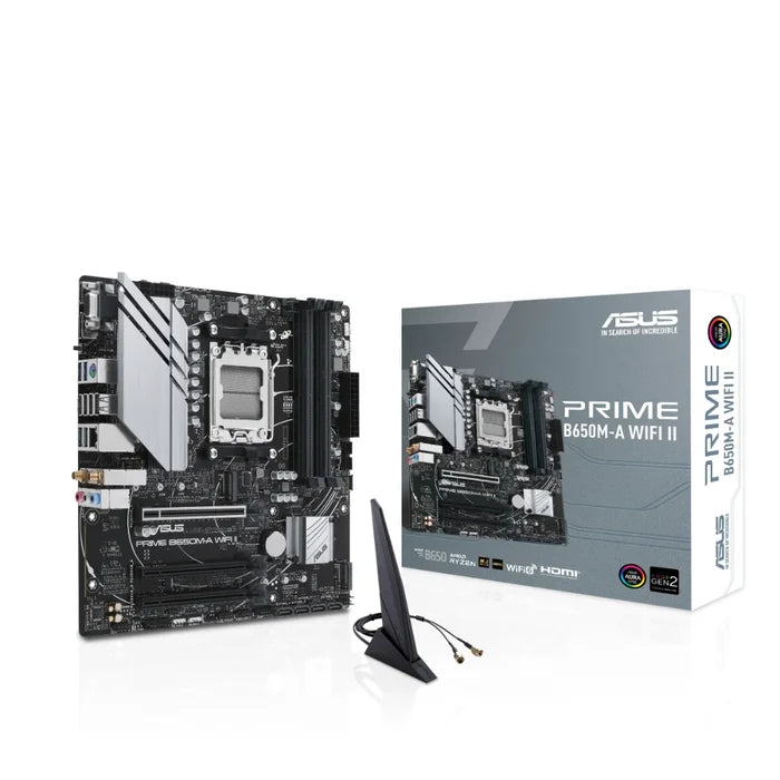 ASUS Prime B650M-A WiFi II DDR5 AMD AM5 microATX Motherboard - PakByte Computers