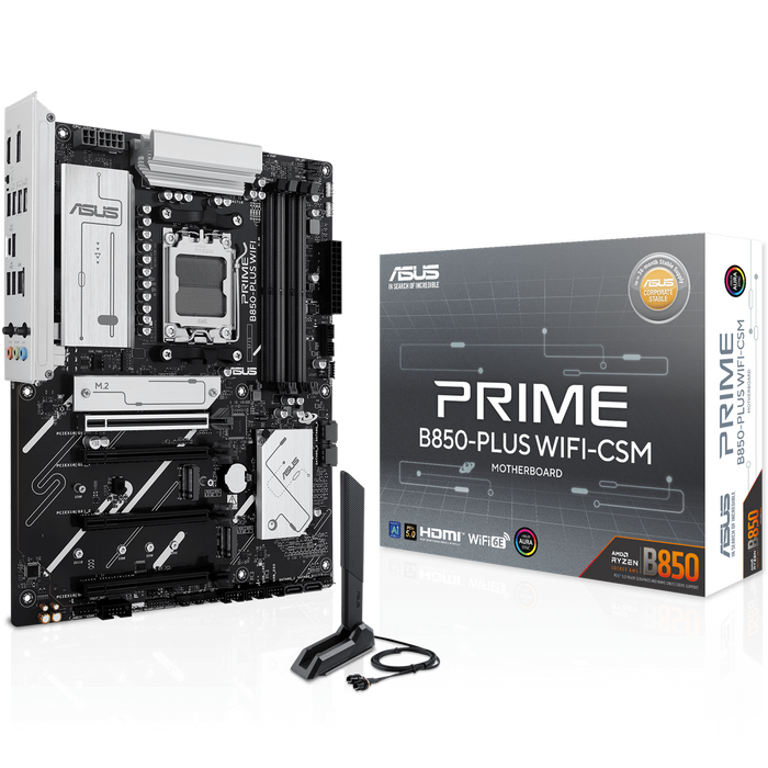 Asus Prime B850-Plus Wifi-CSM AMD AM5 B850 ATX Motherboard - PakByte Computers