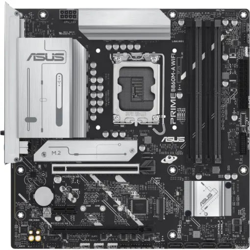 ASUS PRIME B860M-A WIFI-CSM DDR5 LGA1851 microATX Motherboard - PakByte Computers