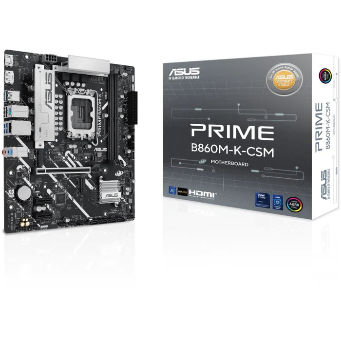 ASUS PRIME B860M-K-CSM DDR5 LGA1851 microATX Motherboard - PakByte Computers
