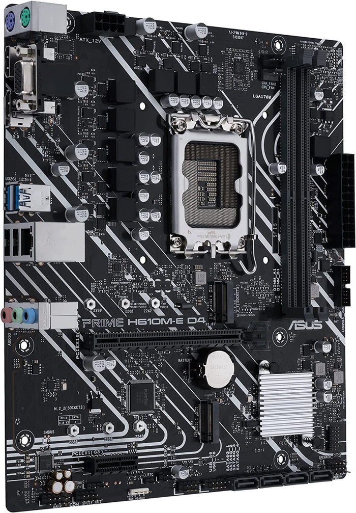Asus Prime H610M-E D4 - Intel 12th Gen microATX Motherboard - PakByte Computers