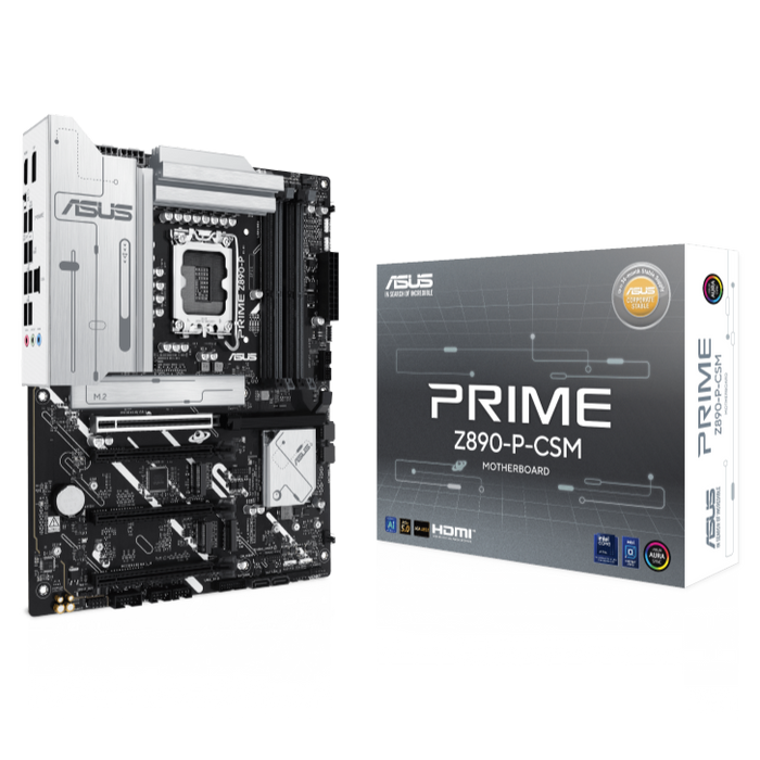 Asus Prime Z890-P-CSM LGA 1851 ATX DDR5 Motherboard - PakByte Computers