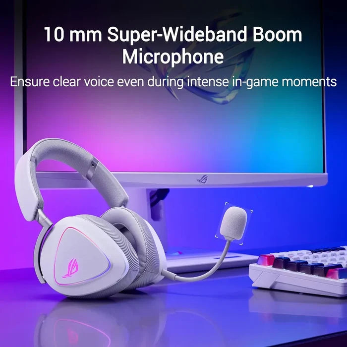 Asus Rog Delta II Wireless Gaming Headset - White