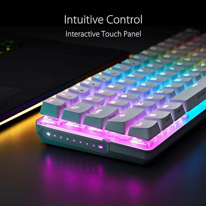 ASUS ROG Falchion Ace 65% RGB Gaming Keyboard with NX Red Switches and PBT Keycaps - PakByte Computers