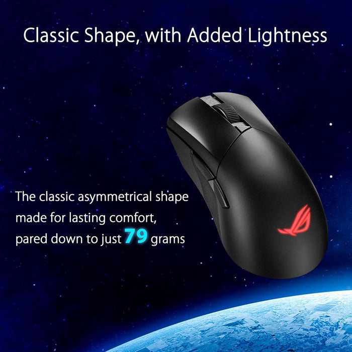 Asus Rog Gladius III Wireless AimPoint RGB Gaming Mouse - Black - PakByte Computers