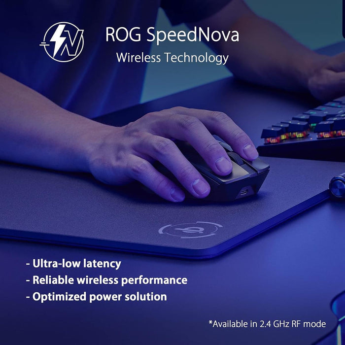 Asus Rog Gladius III Wireless AimPoint RGB Gaming Mouse - Black - PakByte Computers
