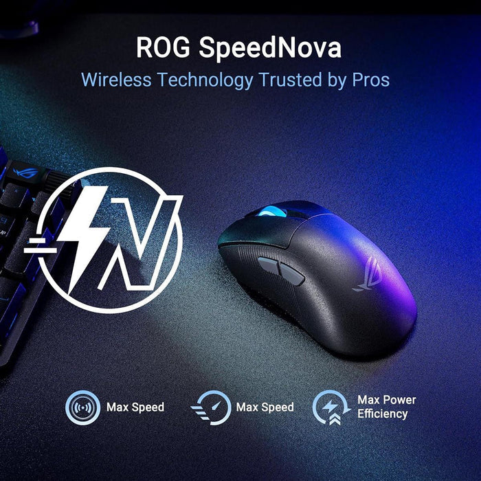 Asus Rog Keris II Ace Wireless Gaming Mouse - Black - PakByte Computers