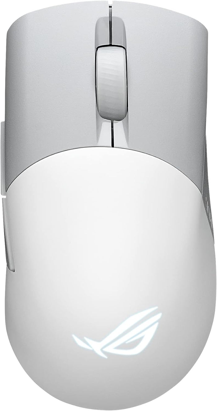 Asus ROG Keris Wireless Mouse: Triple Connectivity, 36K DPI, 5 Buttons, SpeedNova, Replaceable Switches, Paracord,white. - PakByte Computers