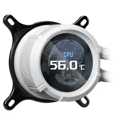 ASUS ROG Strix LC III 360 ARGB AIO Liquid Cooler with LCD Display - White - PakByte Computers
