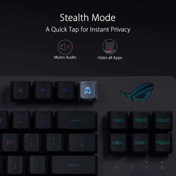 Asus ROG Strix Scope RX TKL Wireless Deluxe Gaming Keyboard for FPS Gamers - PakByte Computers