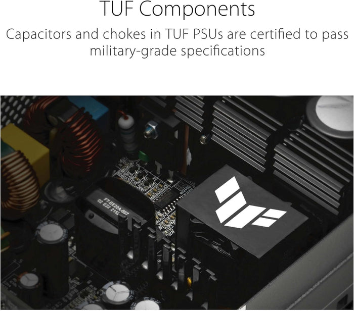 ASUS TUF Gaming 850W Gold 850 Watt, ATX 3.0 Compatible, Fully Modular Power Supply, 80+ Gold, Military-Grade Components. - PakByte Computers