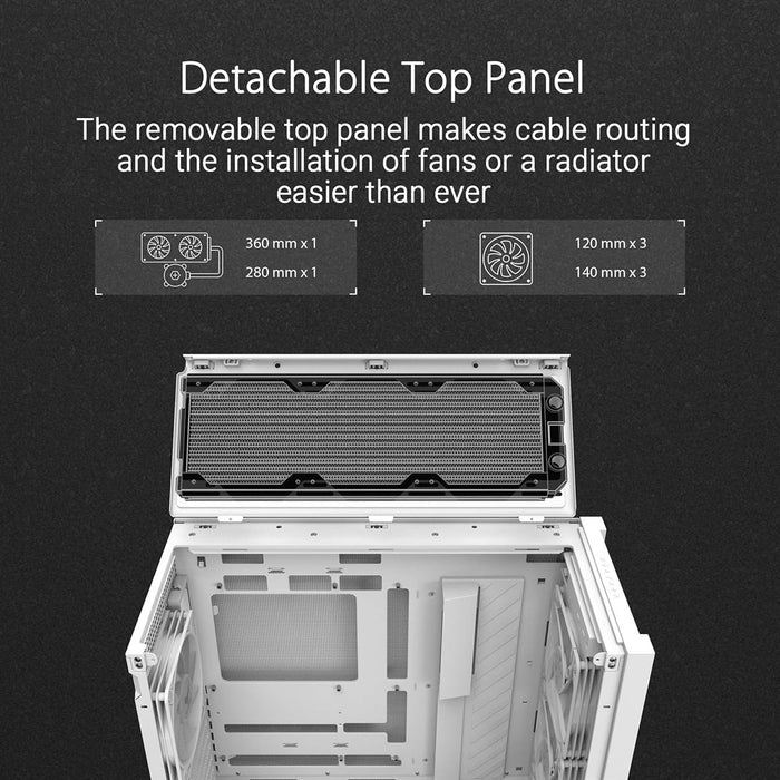 Asus Tuf Gaming GT302 ARGB Mid-Tower ATX Case - Black - PakByte Computers