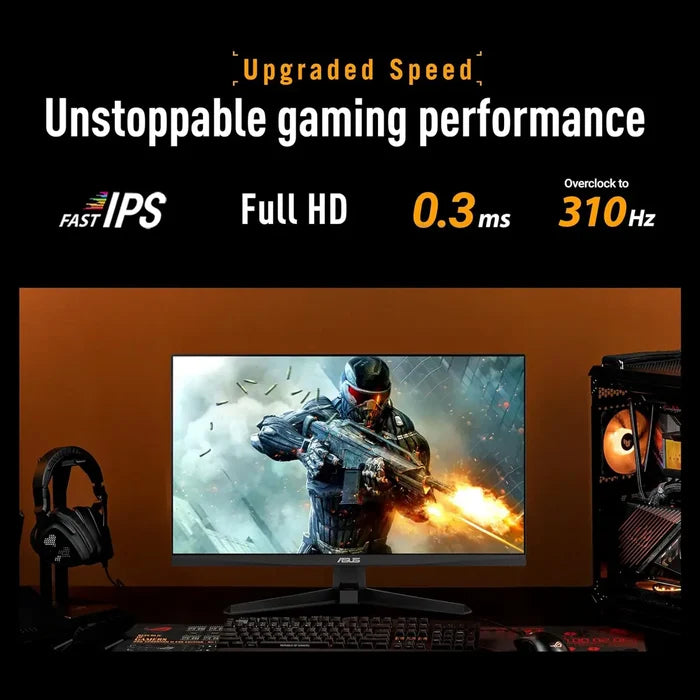 Asus Tuf VG259QMR5A Gaming Series 5 24.5” 1080P Fast-IPS, 310Hz Monitor - PakByte Computers