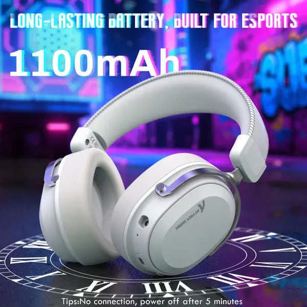 Attack Shark L30 Pro Wireless Gaming Headset - White