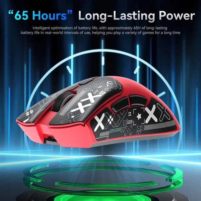 Attack Shark R1 Wireless Gaming Mouse - Red