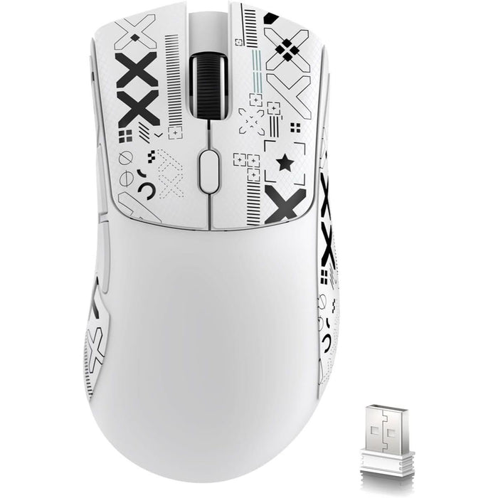 Attack Shark R1 Wireless Gaming Mouse - White - PakByte Computers