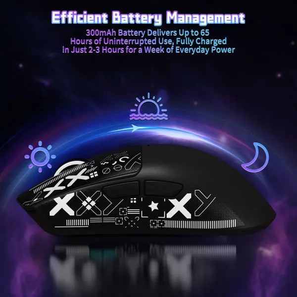 Attack Shark X11 SE Wireless Gaming Mouse - Black - PakByte Computers