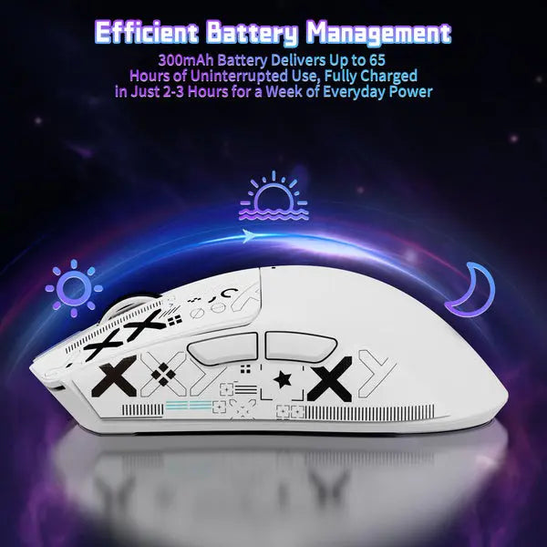 Attack Shark X11 SE Wireless Gaming Mouse - White - PakByte Computers