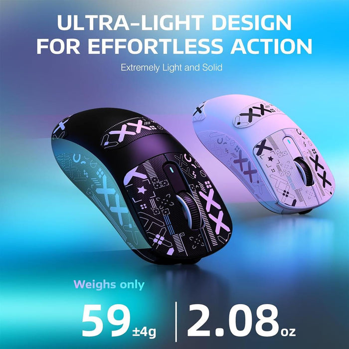 Attack Shark X3 Pro 4K/8K Wireless Gaming Mouse - Black - PakByte Computers