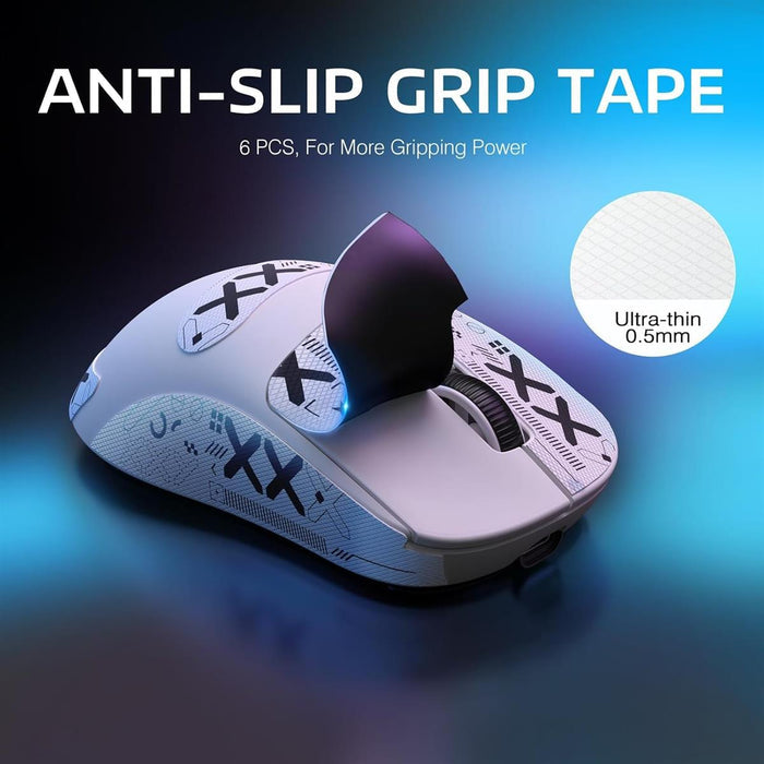 Attack Shark X3 Pro 4K/8K Wireless Gaming Mouse - White - PakByte Computers