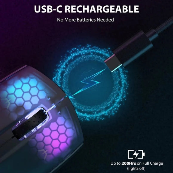 Attack Shark X5 Black  Wireless Gaming Mouse - PakByte