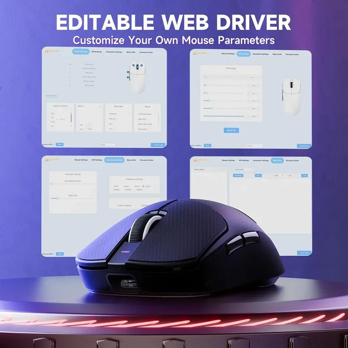 Attack Shark X8 PRO Wireless Gaming Mouse - Black