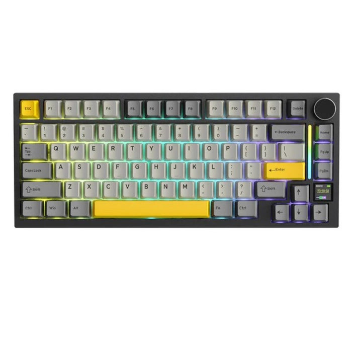 Attack Shark X820 Ultra Tri-mode Gasket Mechanical Keyboard - Star Black - Shark Switch