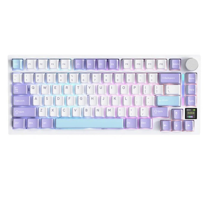 Attack Shark X820 Ultra Tri-mode Gasket Mechanical Keyboard - Star White - Gift Switch