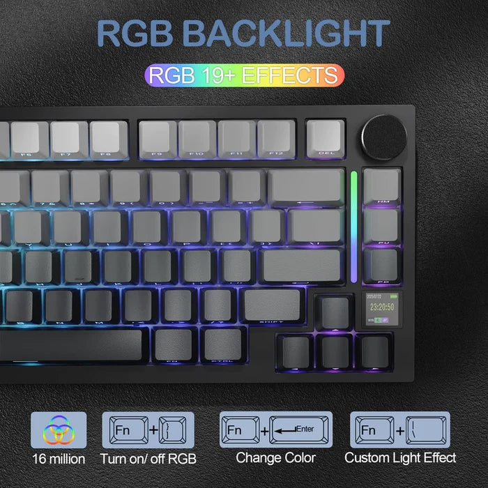 Attack Shark X820 Ultra Wireless Keyboard - Moonlight Gradient - PakByte Computers