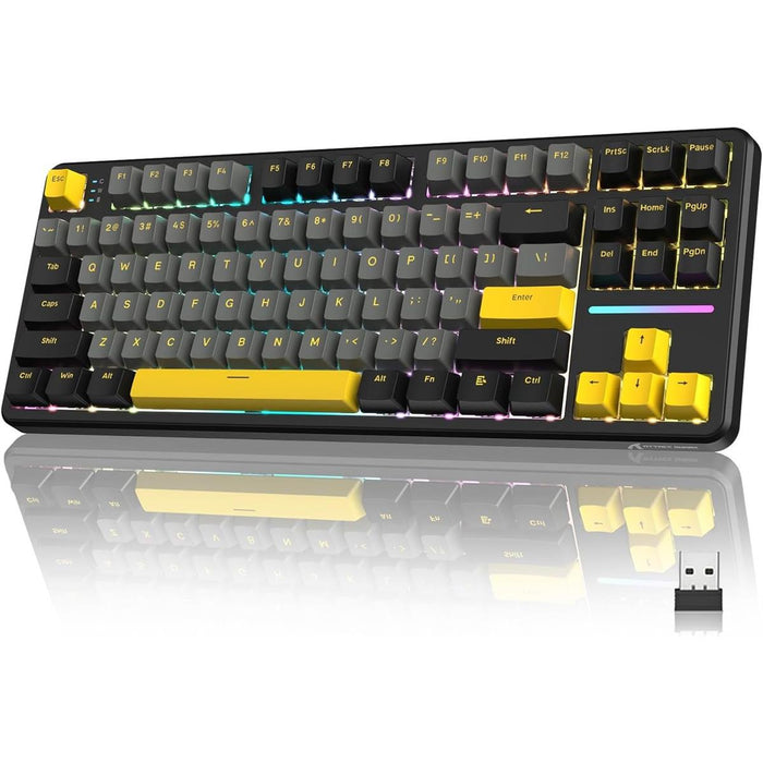 Attack Shark X87 Wireless Mechanical Keyboard - Star Black - PakByte Computers