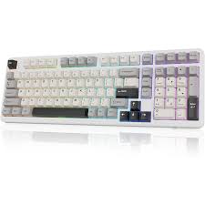 Attack Shark X98 Wireless Mechanical Gaming Keyboard - Starlight White - Strawberry Switches