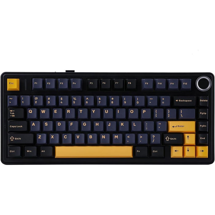 Aula F75 Gasket 75% Wireless Hot Swappable Gaming Keyboard - Black (Graywood V3 Switch) - PakByte Computers