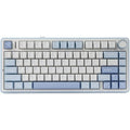 Aula F75 Gasket Wireless Hot Swappable Gaming Keyboard - Sea salt Blue Crescent Switches