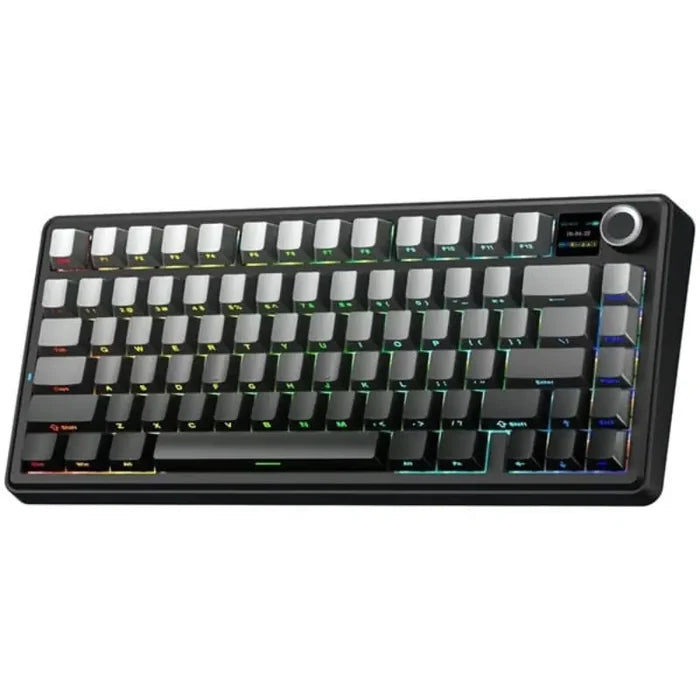 Aula F75 Max Wireless Mechanical Keyboard with TFT Screen and Knob - Gradient Gray - PakByte Computers
