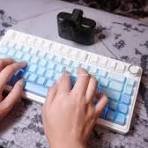 Aula F75 Wireless 75% Gasket Hot Swappable Custom Keyboard - Gradient Blue - PakByte Computers