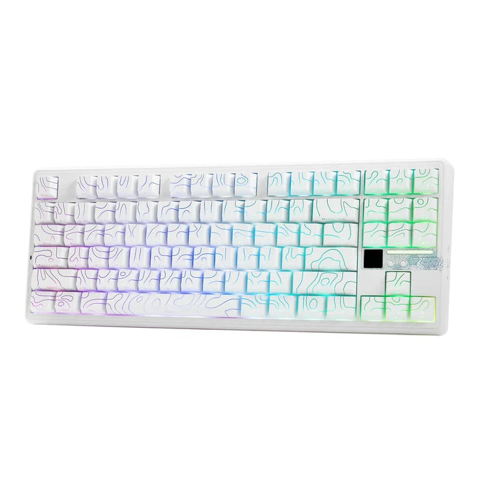Aula F87 PRO V2 Keyboard – Star Vector Switches – White Contours