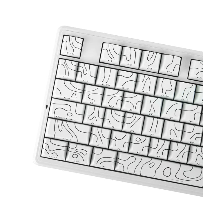 Aula F87 PRO V2 Keyboard – Star Vector Switches – White Contours
