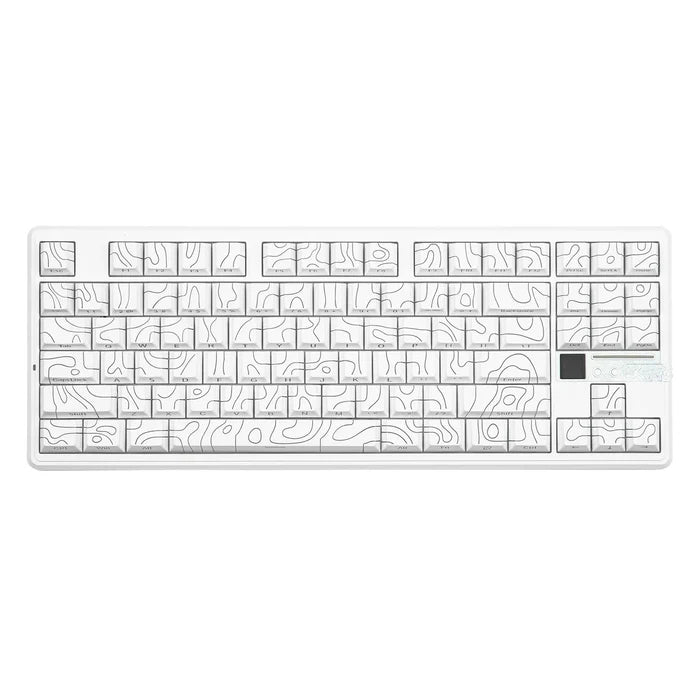 Aula F87 PRO V2 Keyboard – Star Vector Switches – White Contours
