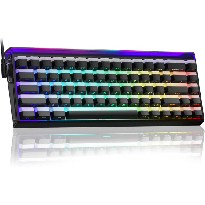 AULA HERO 68 HE Wired Mechanical Meteor Magnetic Switch Custom Keyboard - Black - PakByte Computers