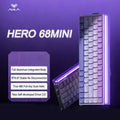 Aula Hero 68 Mini Keyboard with Low-Profile Magnetic Switches - Purple