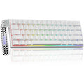 Aula MINI60 Wireless Gaming Keyboard - White - Smoky Cloud Magnetic Switches