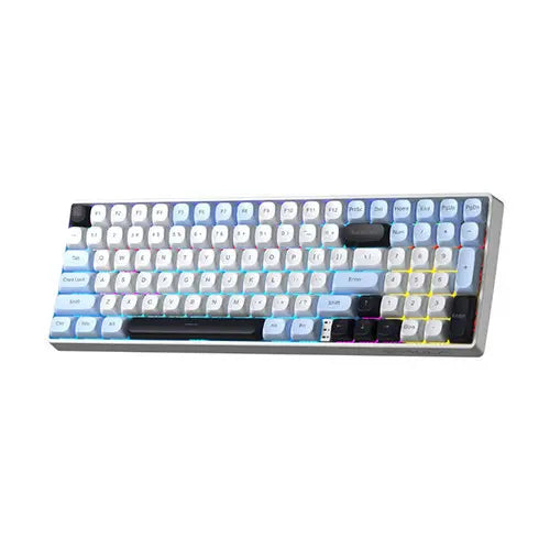 Aula S100 Pro Wireless Custom Mechanical Keyboard - Glacier Blue